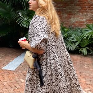 Flowy cotton maxi dress